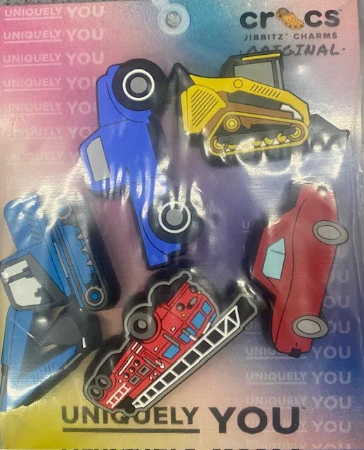 10011441 Lights Up Cars Trucks 5Pk Jibbitz