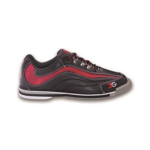 3G Mens Sport Ultra Black Red Right Hand Bowling Shoes