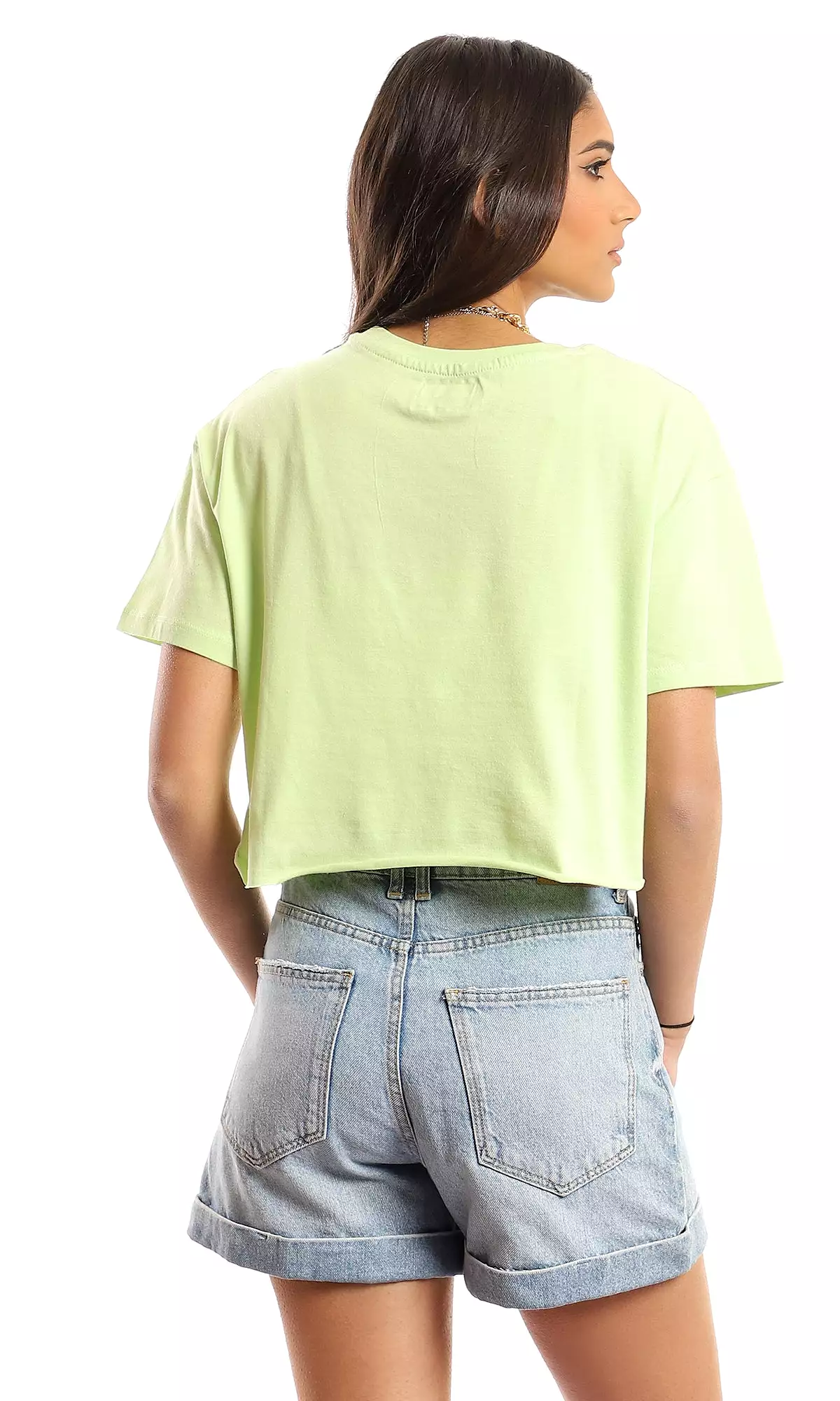 97249 Comfy Standard Fit Slip On T-Shirt - Apple Green