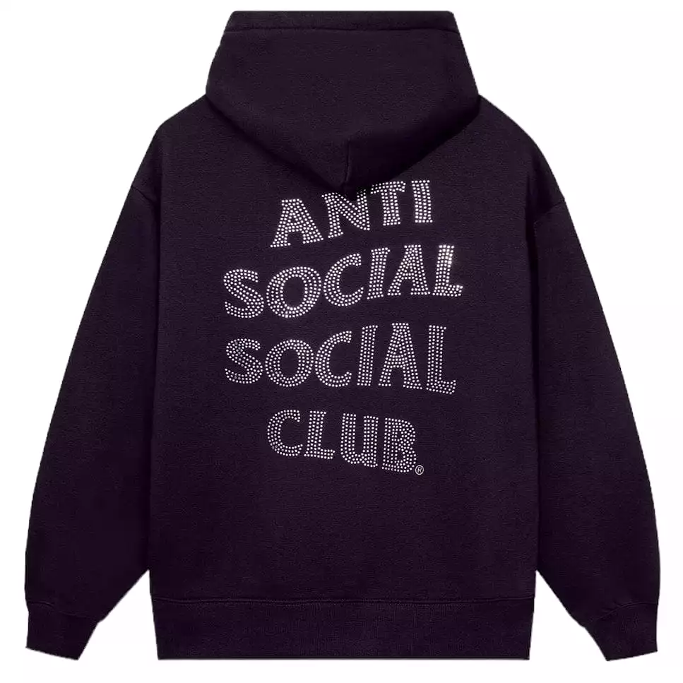 Anti Social Social Club Mind Games Nailhead Prem Heavyweight Hoodie (Plum)