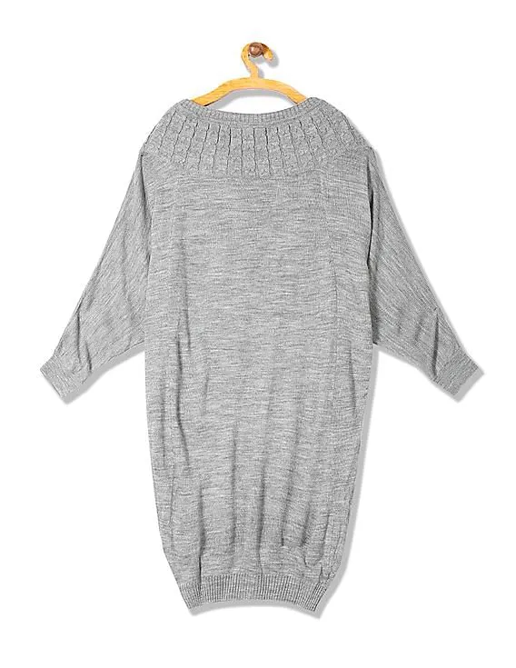 Arrow Woman Heathered Longline Sweater