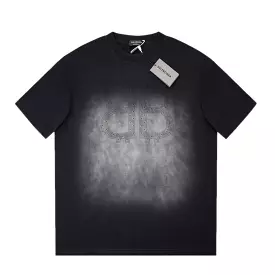 Balenciaga early spring new washed design brick logo T-shirt 1.22