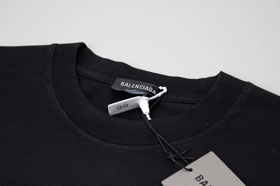 Balenciaga early spring new washed design brick logo T-shirt 1.22