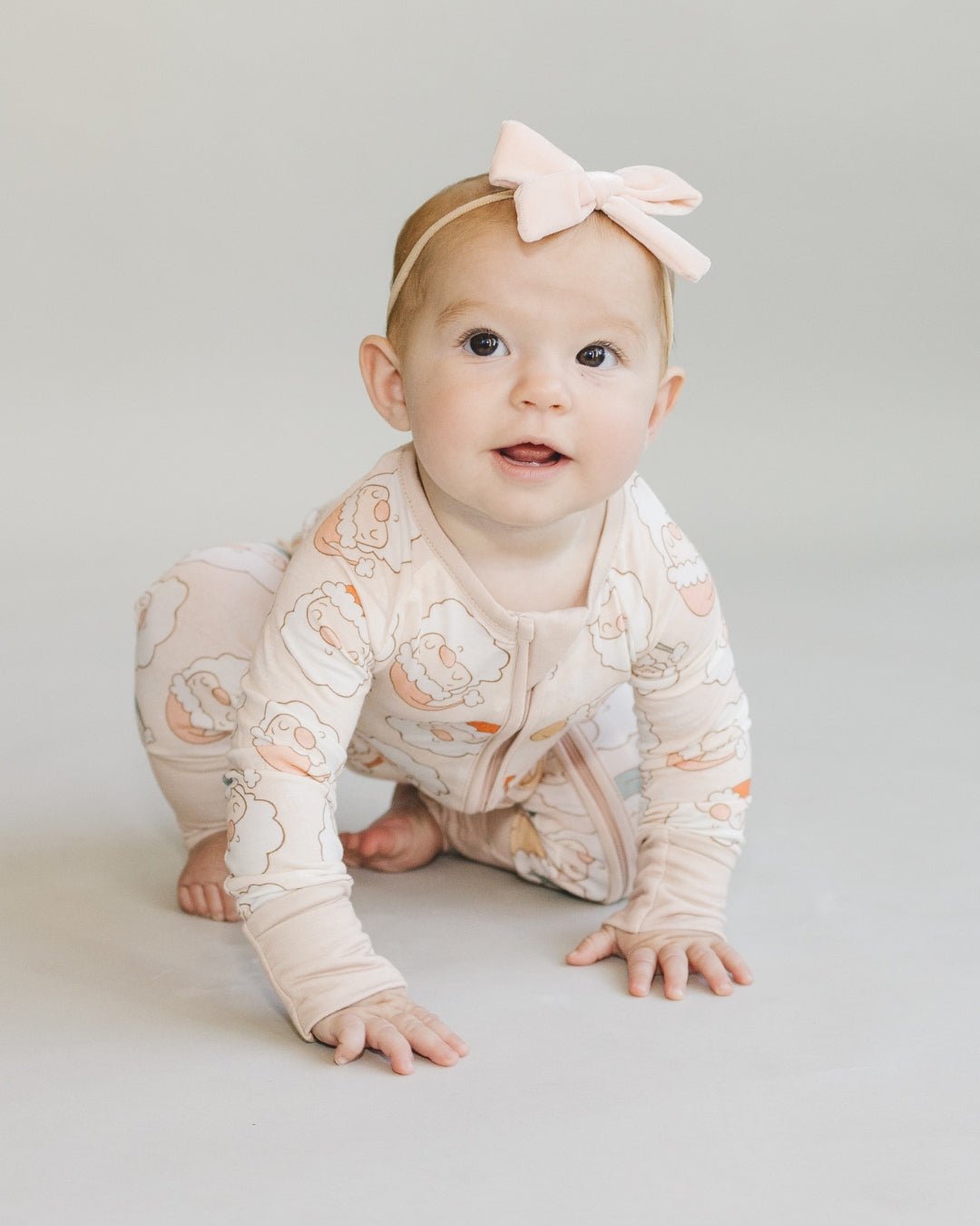 Bamboo Zip Romper | Cute Santa