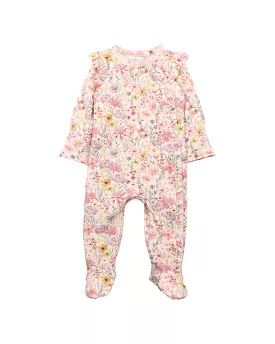 Bebe Thea Print LS Zip Onesie