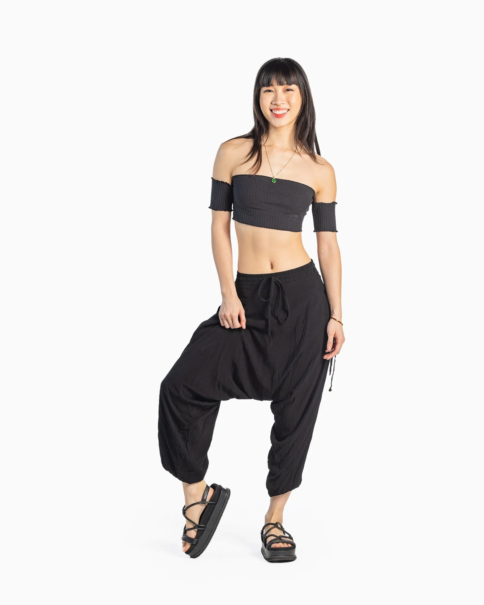 Black Savannah Harem Pants