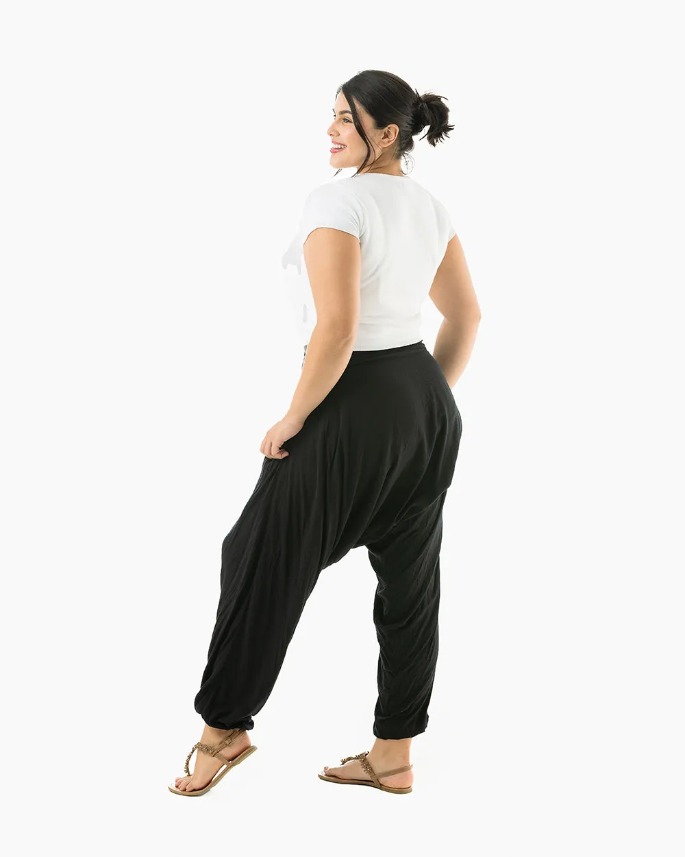 Black Savannah Harem Pants