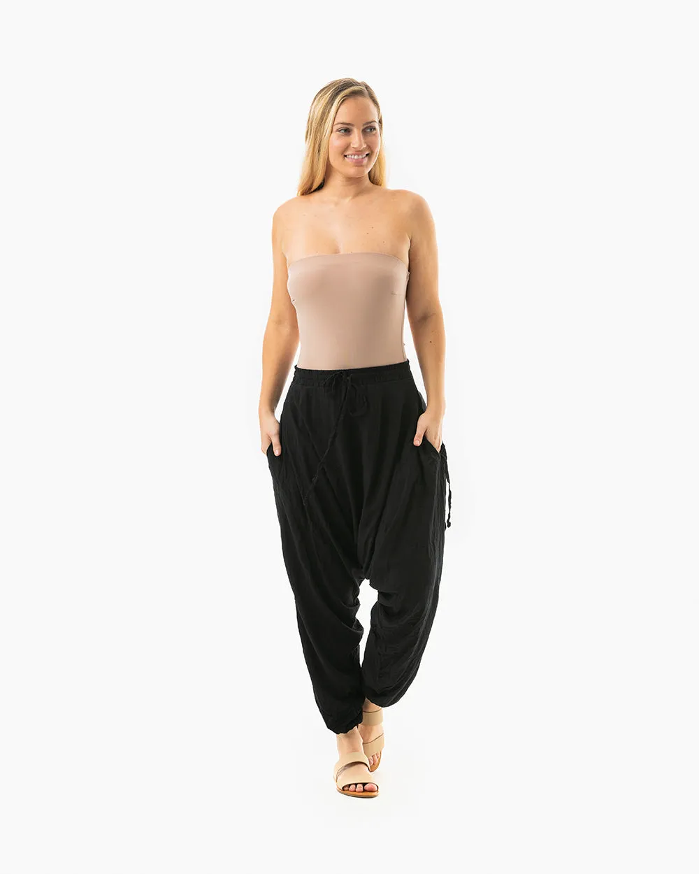 Black Savannah Harem Pants