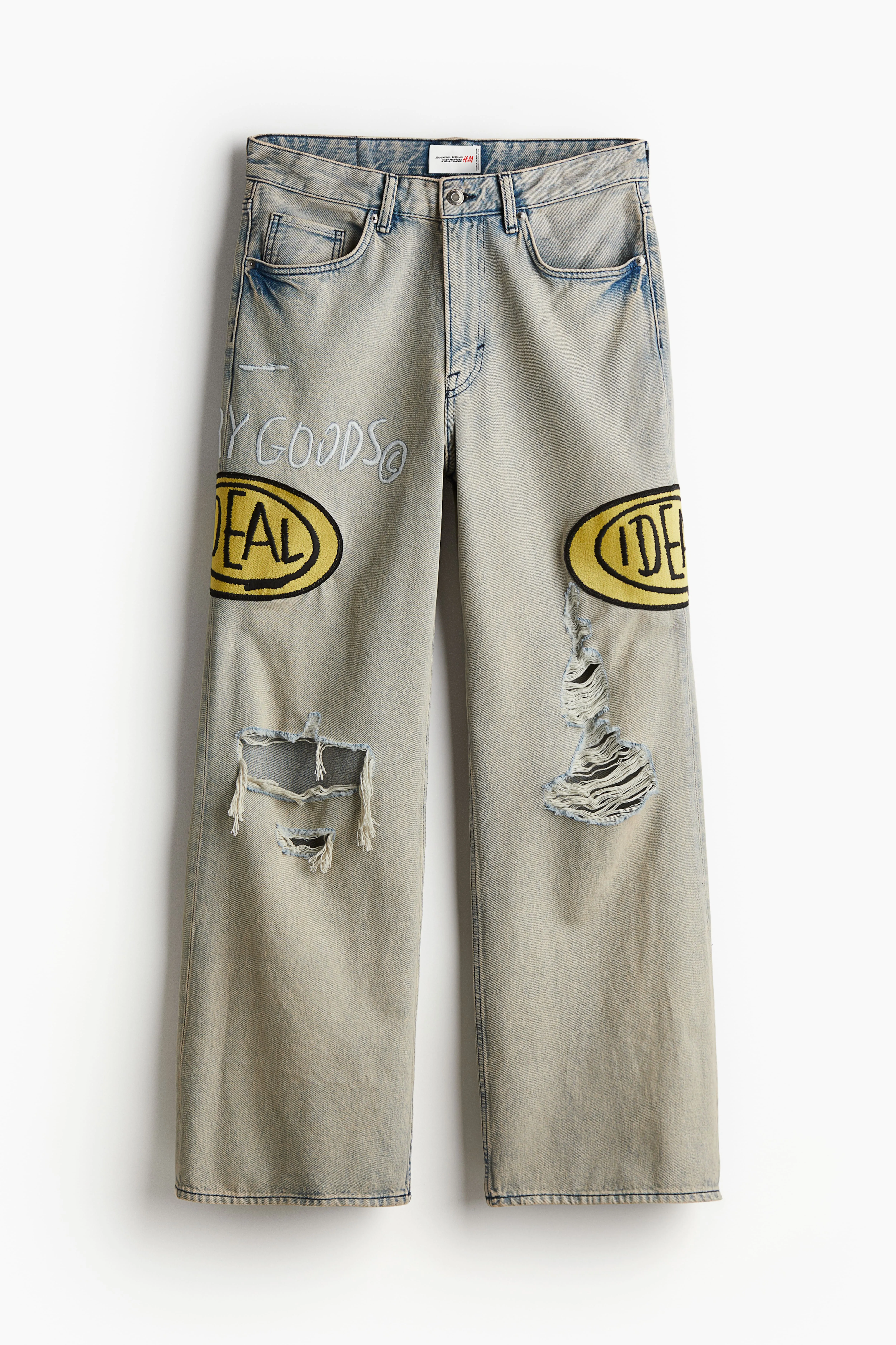 Bootcut Loose Jeans - Regular waist - Extra-long legs - Denim blue/Basquiat - Men | H&M GB