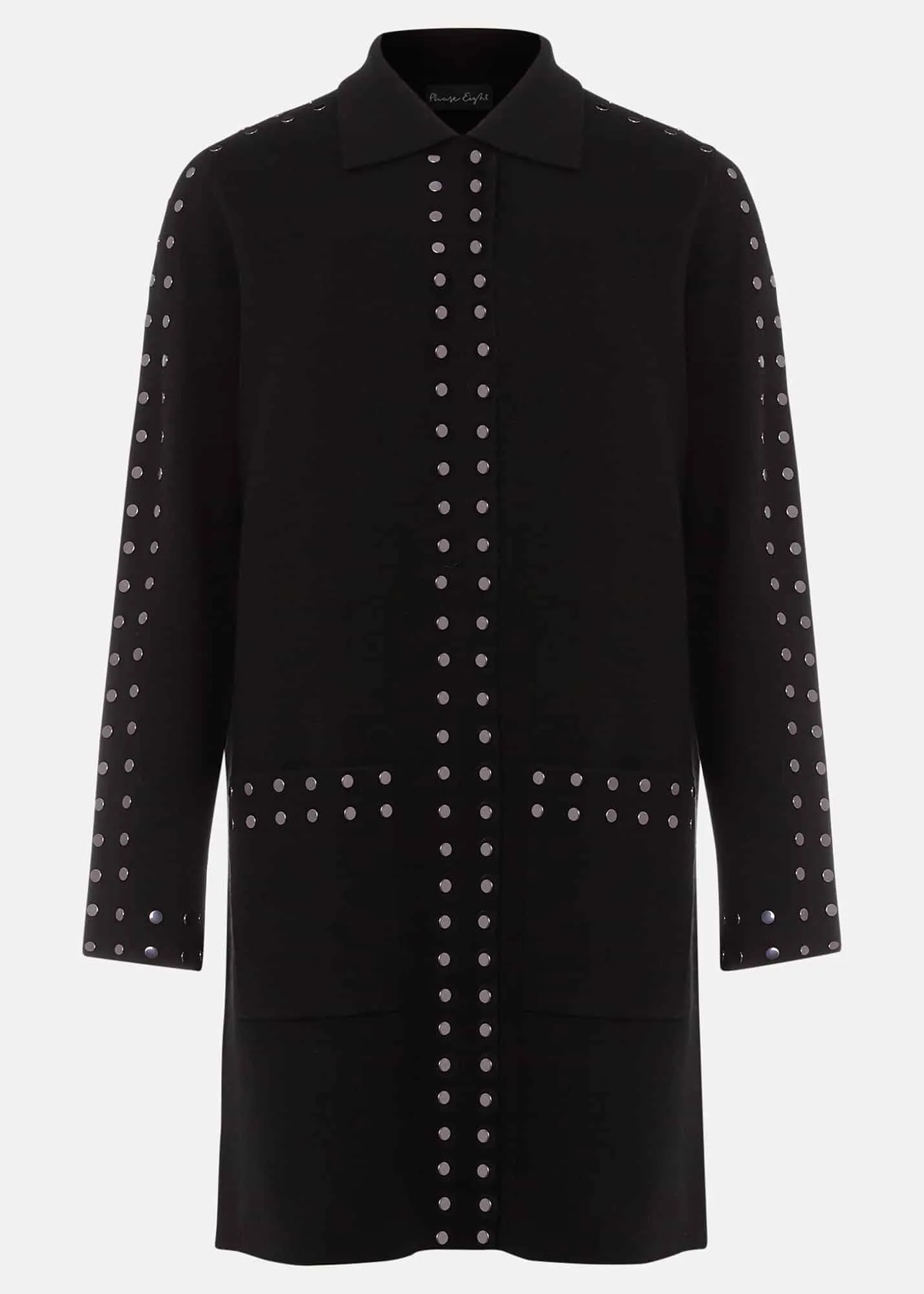 Cassidy Black Knitted Coat