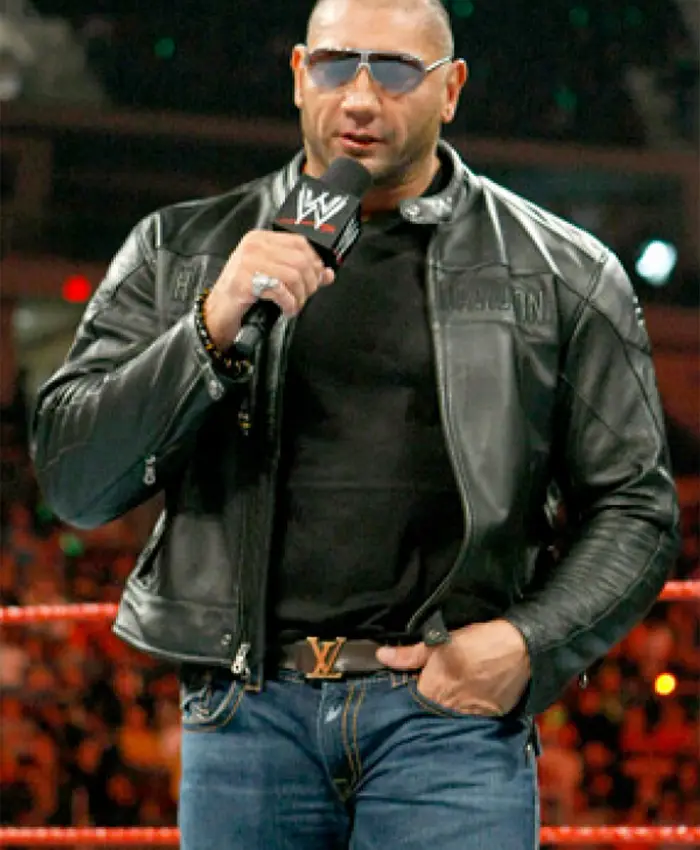 Dave Bautista Leather Jacket - Harley Davidson | William Jacket