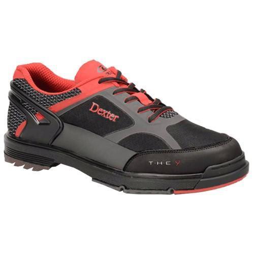 Dexter Mens The 9 HT Bowling Shoes Black/Red/Grey