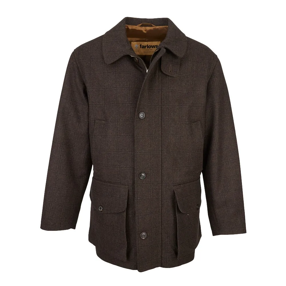 Farlows Fairford Loden Glen Check Field Coat