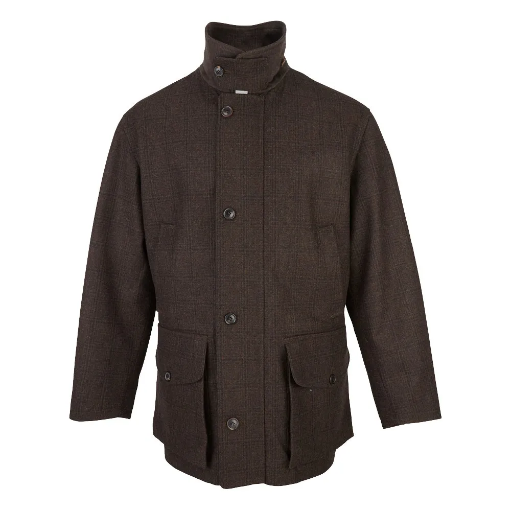 Farlows Fairford Loden Glen Check Field Coat