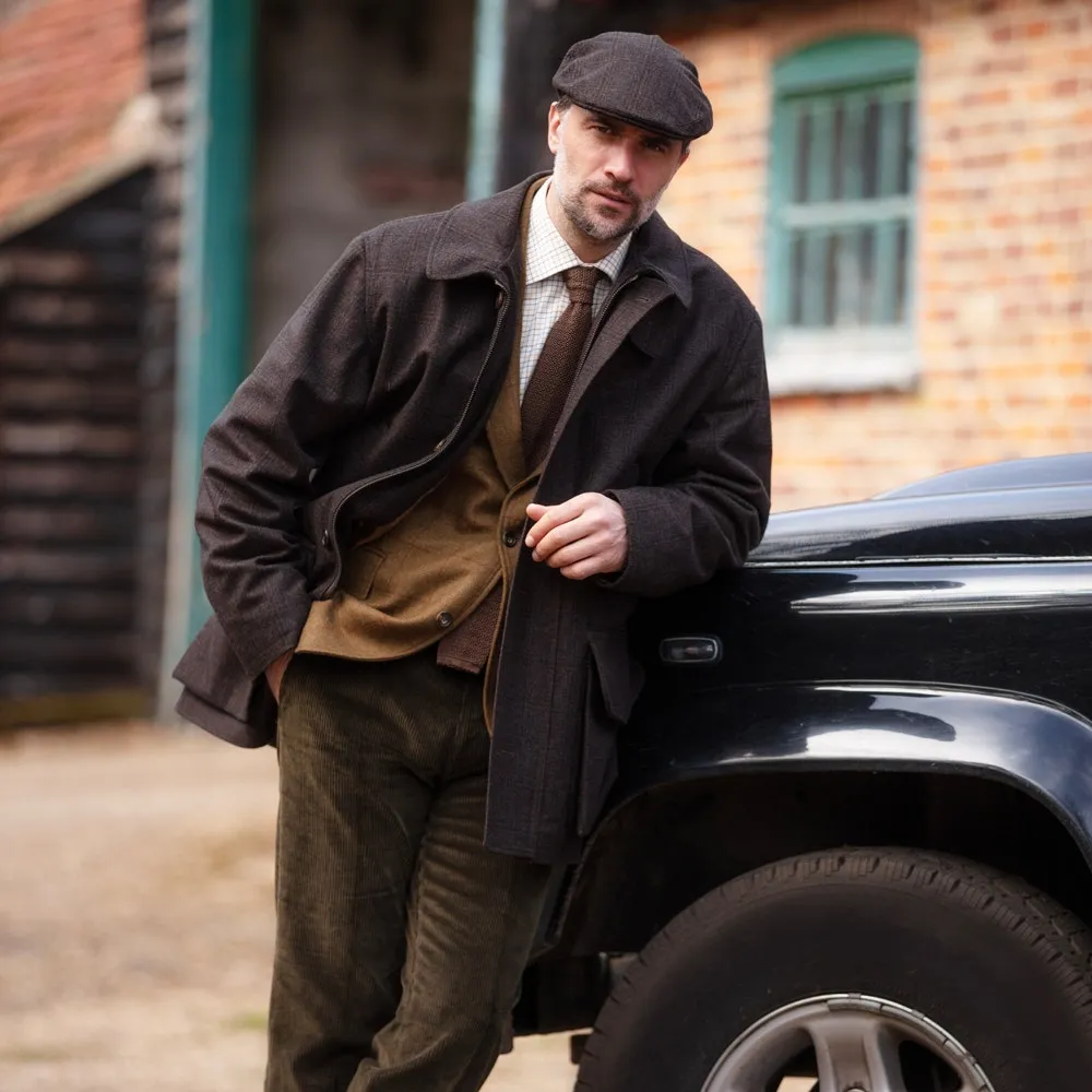 Farlows Fairford Loden Glen Check Field Coat