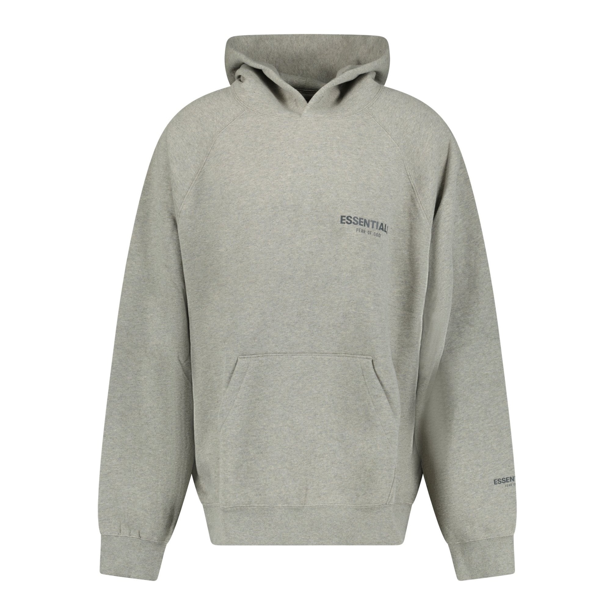 FEAR OF GOD ESSENTIALS ESSENTIALS CORE COLLECTION HOODIE HOODIE (DARK HEATHER) GREY