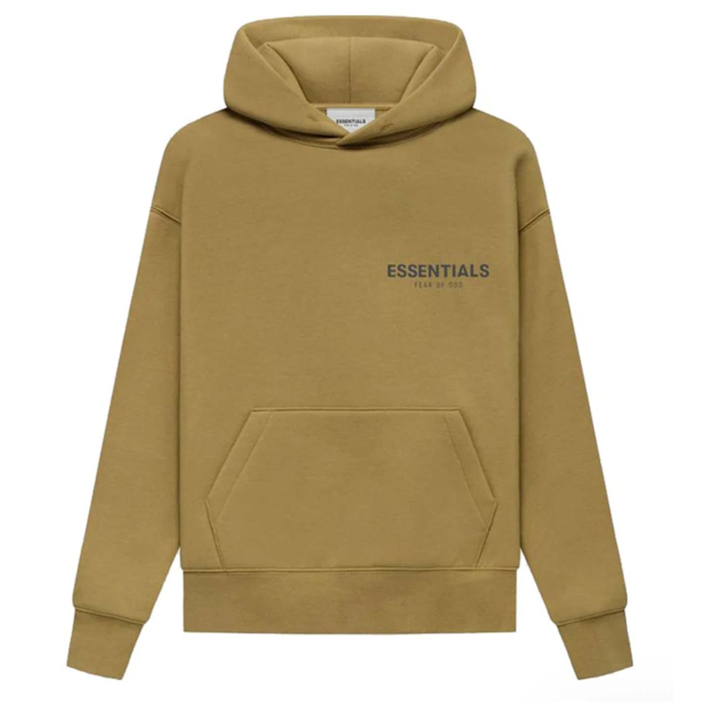 FEAR OF GOD ESSENTIALS KIDS HOODIE AMBER (SS21)