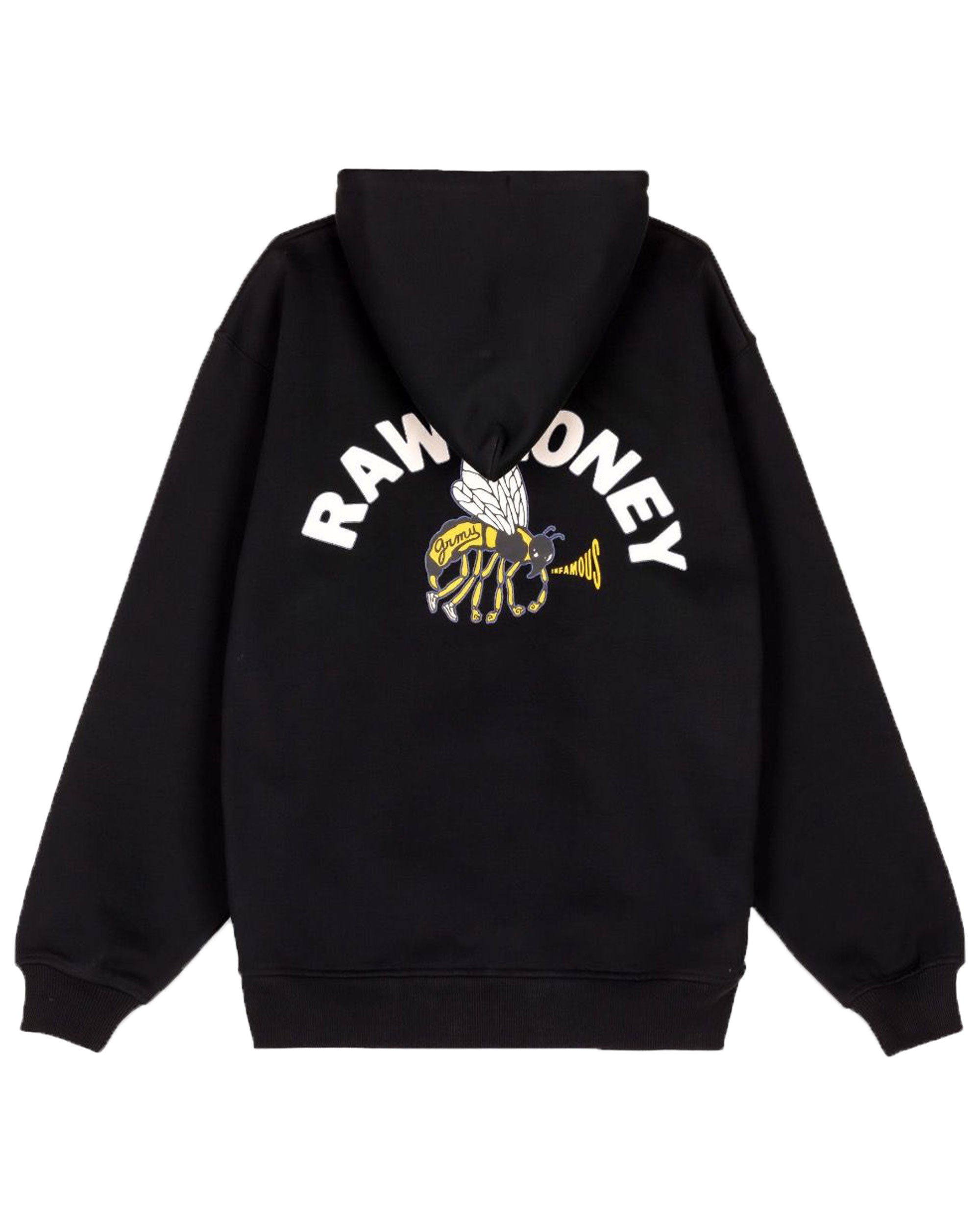 Felpa Uomo Grimey Hive Heavyweight Hoodie Black