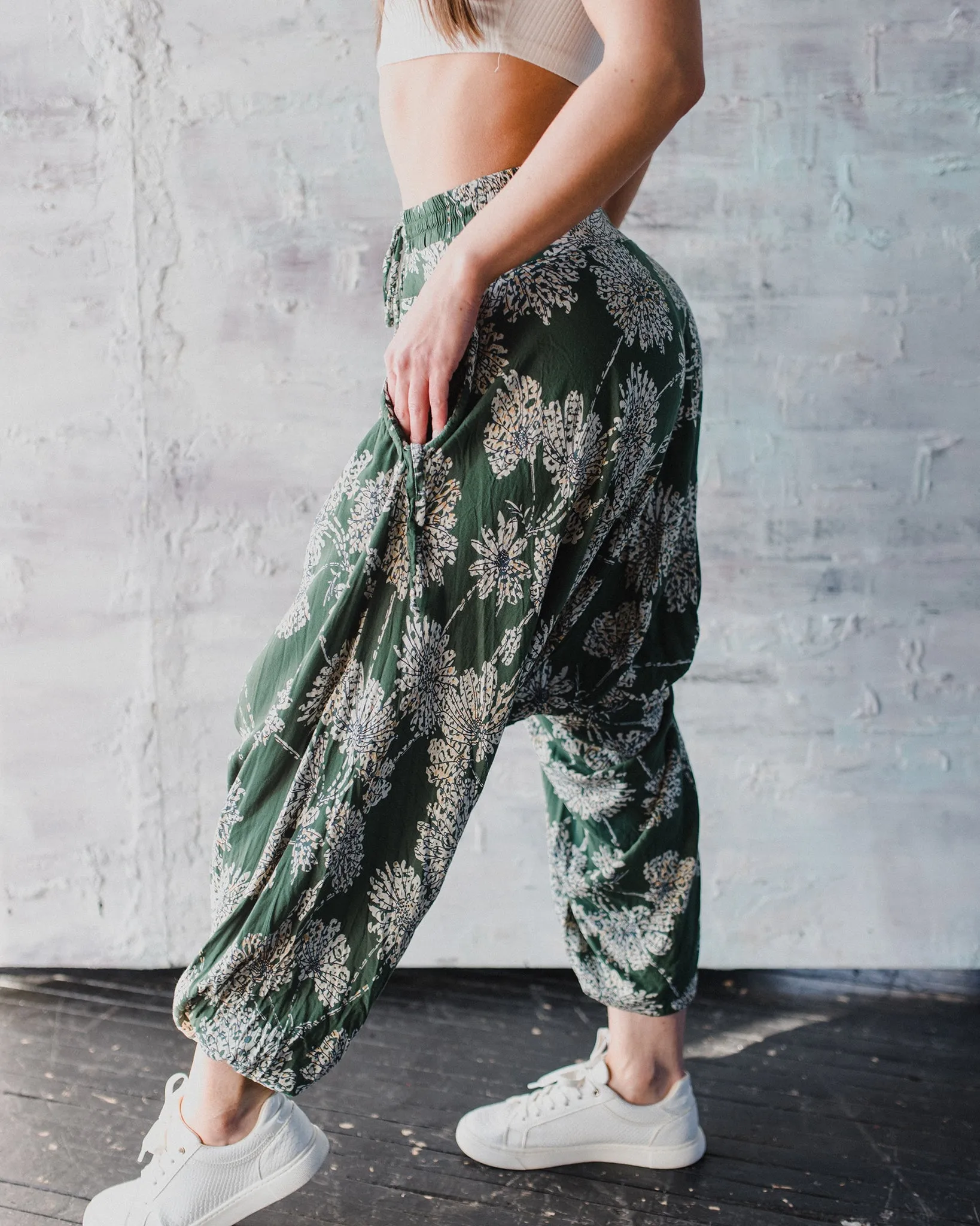 Flower Savannah Harem Pants