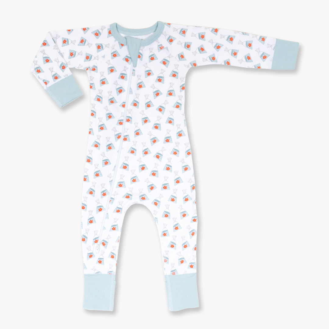 Goldfish Zip Romper