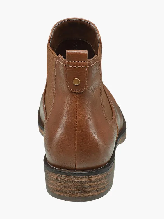 Graceland  Brown Chelsea Boots