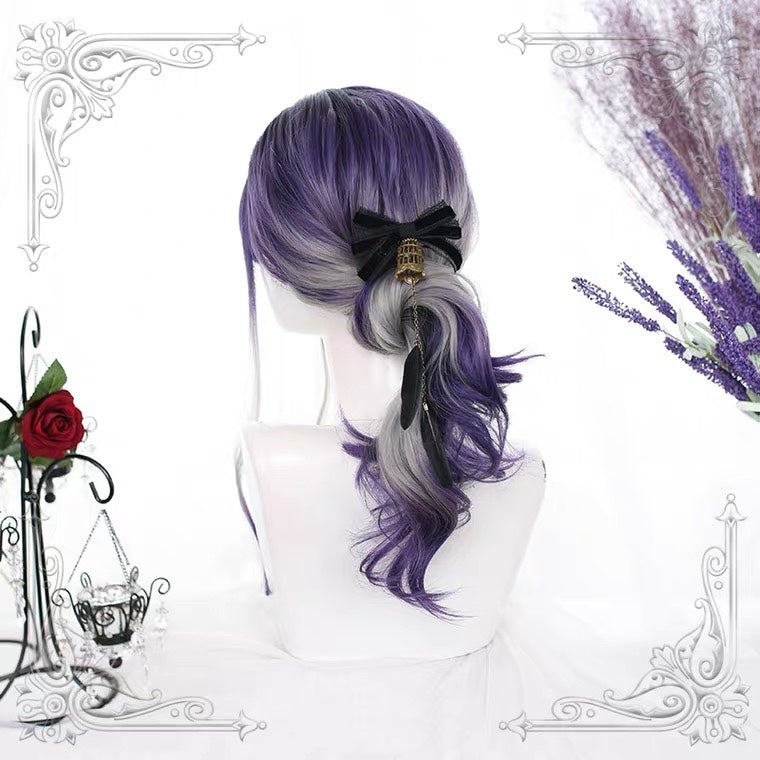 HARAJUKU LOLITA [GRAPE SODA] GRADIENT LONG CURLY WIG BY60032