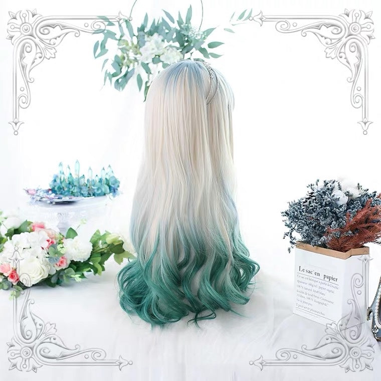 HARAJUKU LOLITA SOFT GRADIENT LONG CURLY WIG BY60031