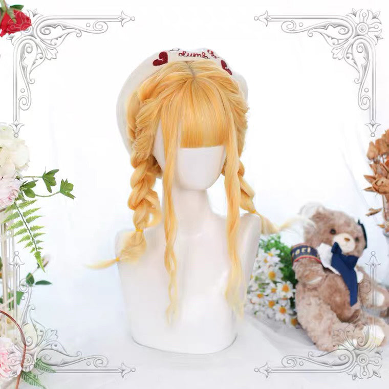 HARAJUKU LOLITA [SUNFLOWER] WATER WAVE GRADIENT LONG CURLS WIG BY70150