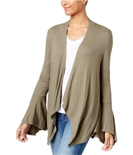 I-N-C Womens Bell Sleeve Cardigan Sweater, TW2