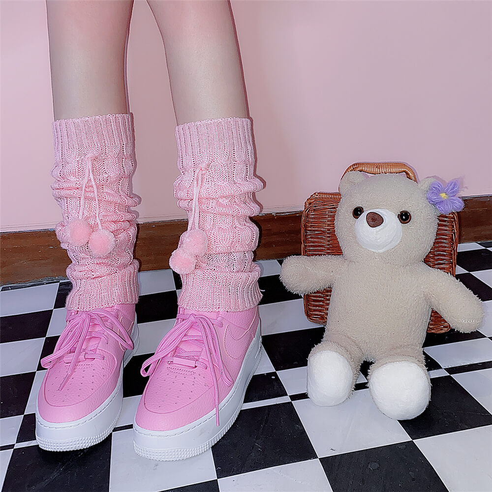 JAPANESE HARAJUKU SWEET KNIT JK CUFF SOCKS BY07231