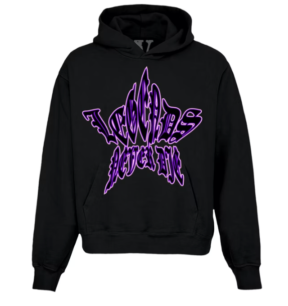 Juice Wrld x Vlone Legend Hoodie Black