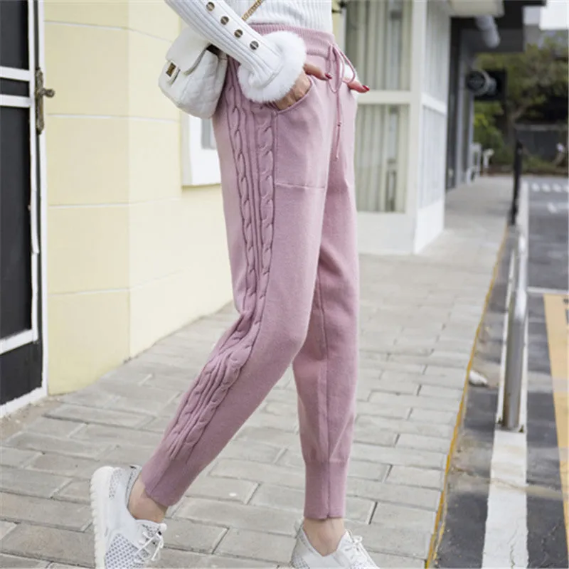 Knitted Harem Pants Fashion