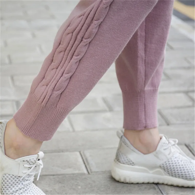 Knitted Harem Pants Fashion