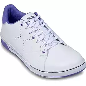 KR Womens Gem Bowling Shoes White/Purple