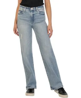 KUT from the Kloth Miller High Rise Wide Leg Jeans In Candescent