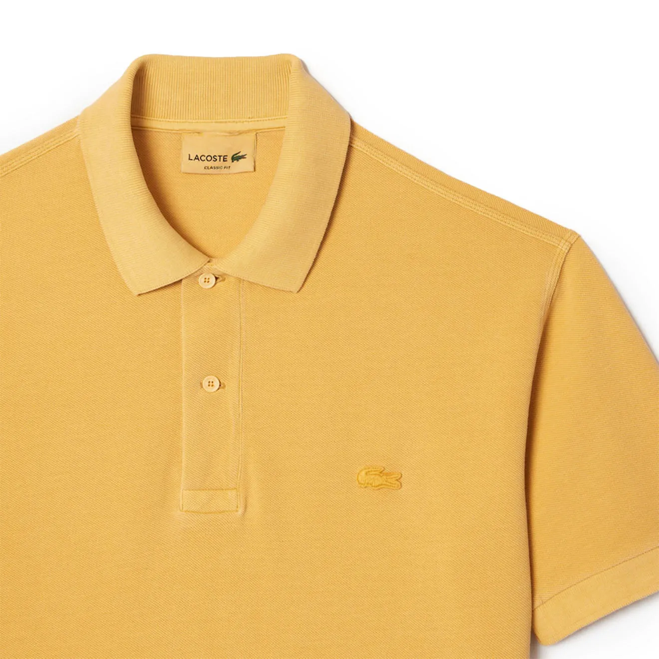 Lacoste Classic Fit Cotton Piquà Polo Shirt Eco Golden Haze