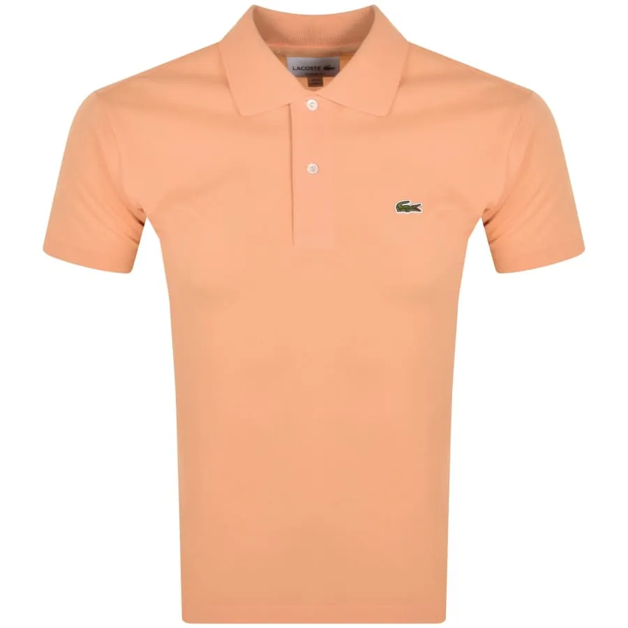 Lacoste Classic Fit Polo T Shirt Orange