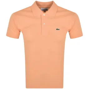 Lacoste Classic Fit Polo T Shirt Orange