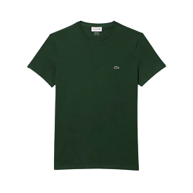 Lacoste Crew Neck Pima Cotton Jersey T-Shirt (Green)