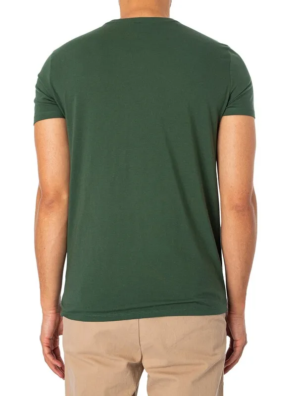 Lacoste Embroidered Logo T-Shirt - Dark Green