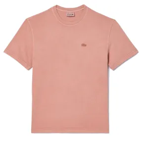 Lacoste Natural Dyed Jersey T-Shirt Eco Rose