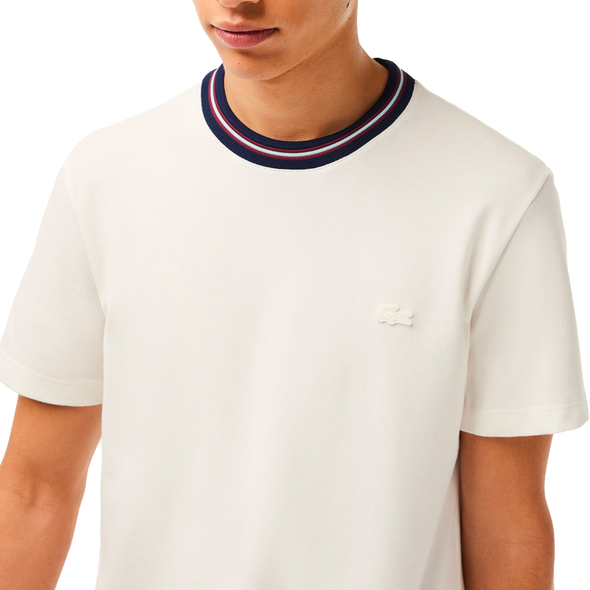 Lacoste Paris Stretch Pique T-Shirt TH1131 - Flour