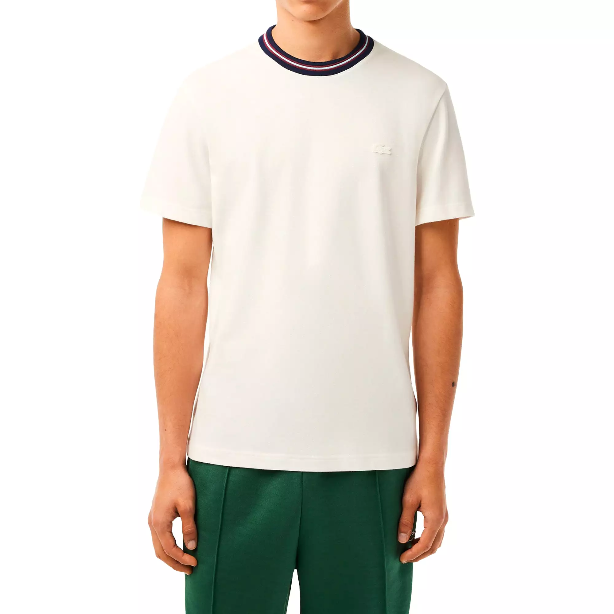 Lacoste Paris Stretch Pique T-Shirt TH1131 - Flour