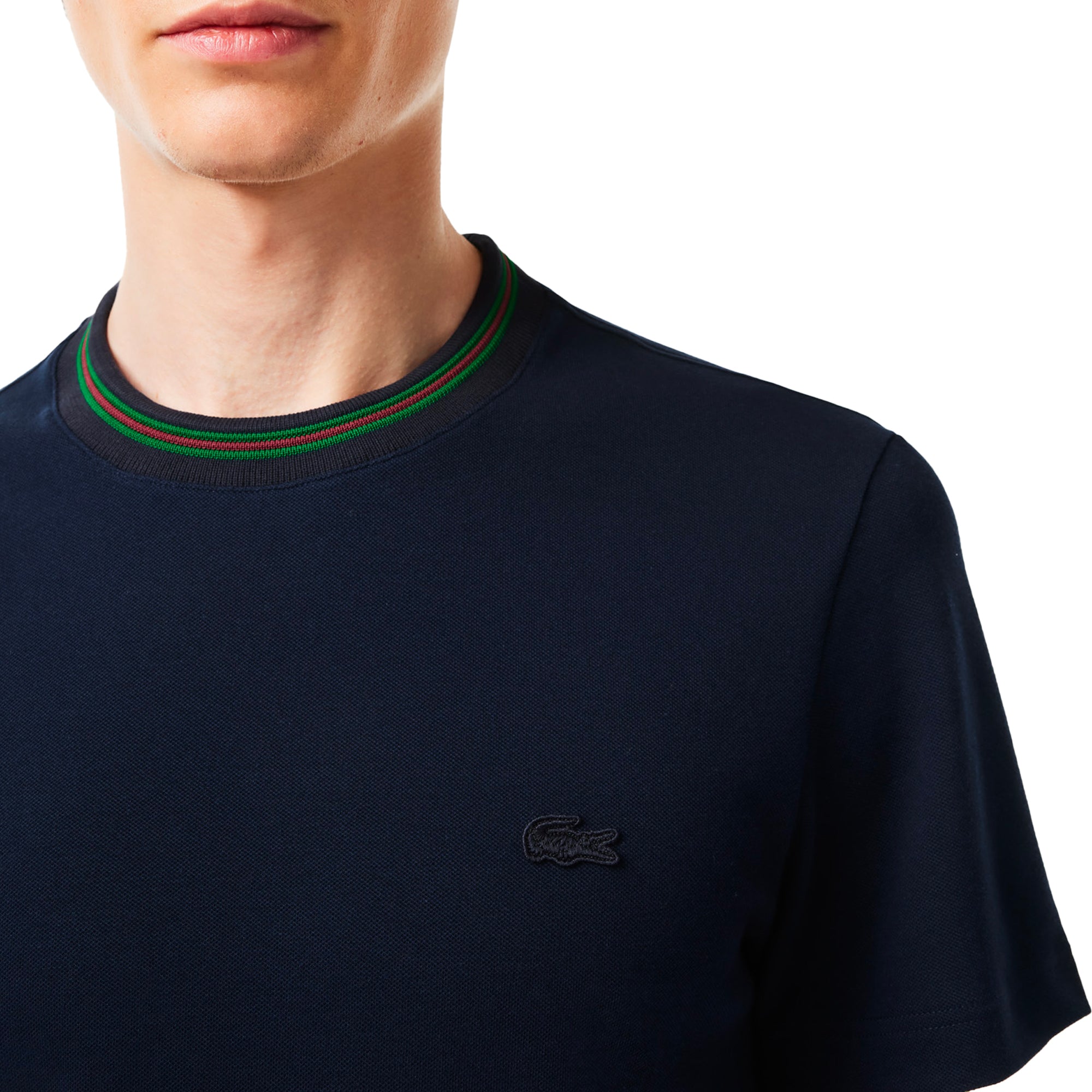 Lacoste Paris Stretch Pique T-Shirt TH1131 - Navy