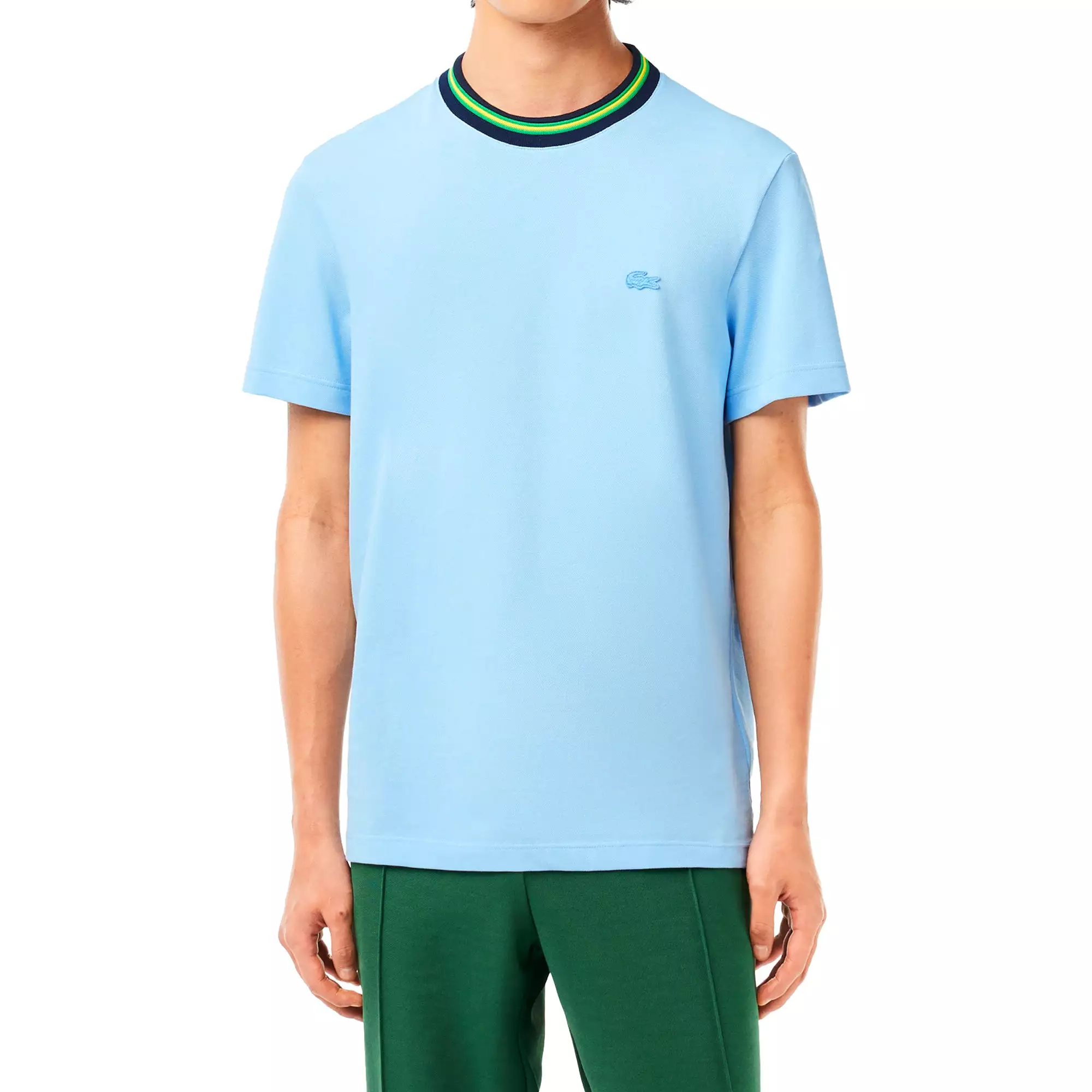 Lacoste Paris Stretch Pique T-Shirt TH1131 - Overview Blue