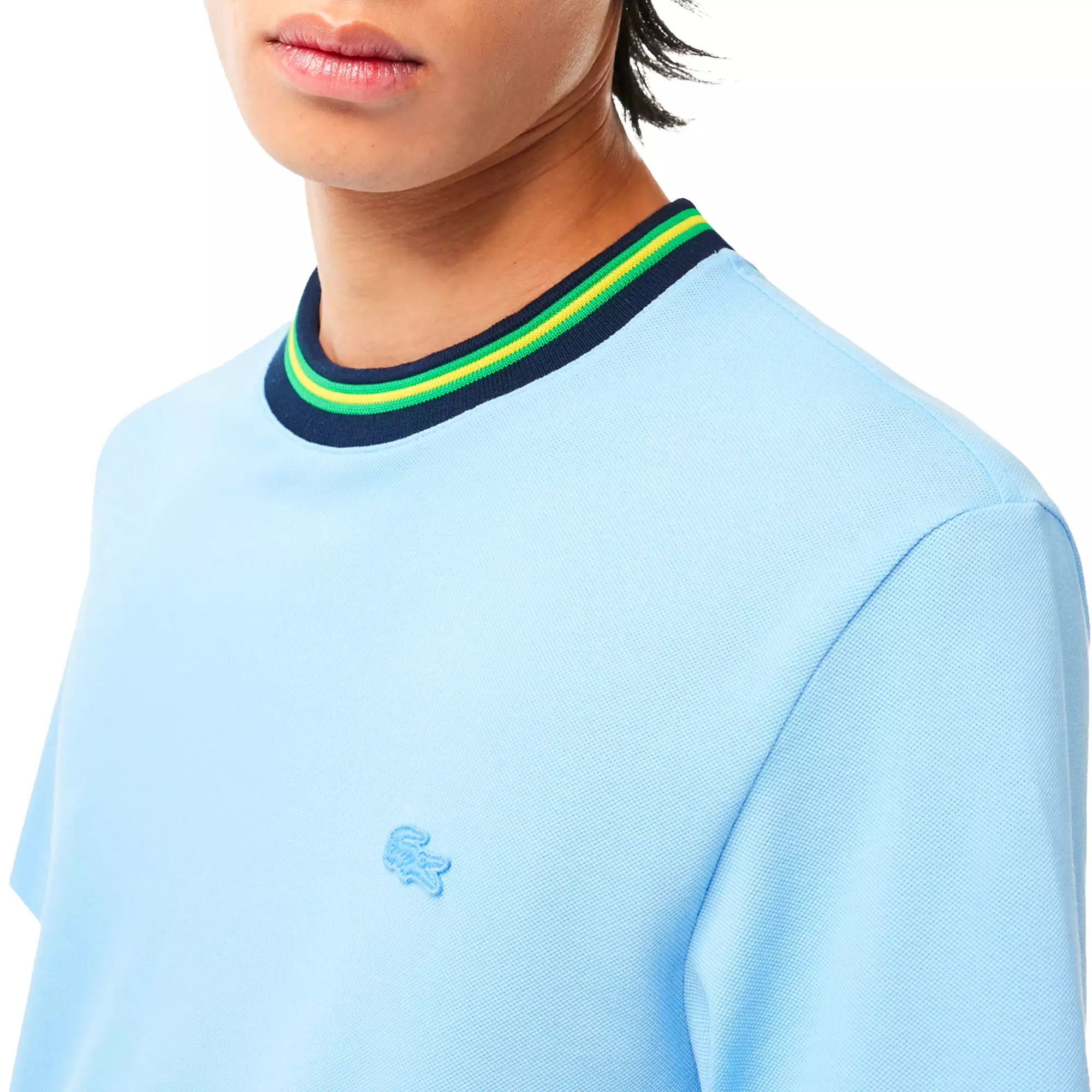 Lacoste Paris Stretch Pique T-Shirt TH1131 - Overview Blue