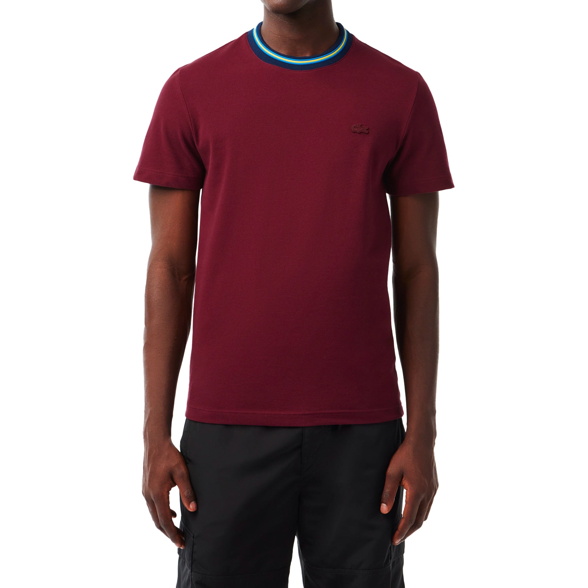 Lacoste Paris Stretch Pique T-Shirt TH1131 - Zinfandel