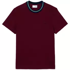 Lacoste Paris Stretch Pique T-Shirt TH1131 - Zinfandel