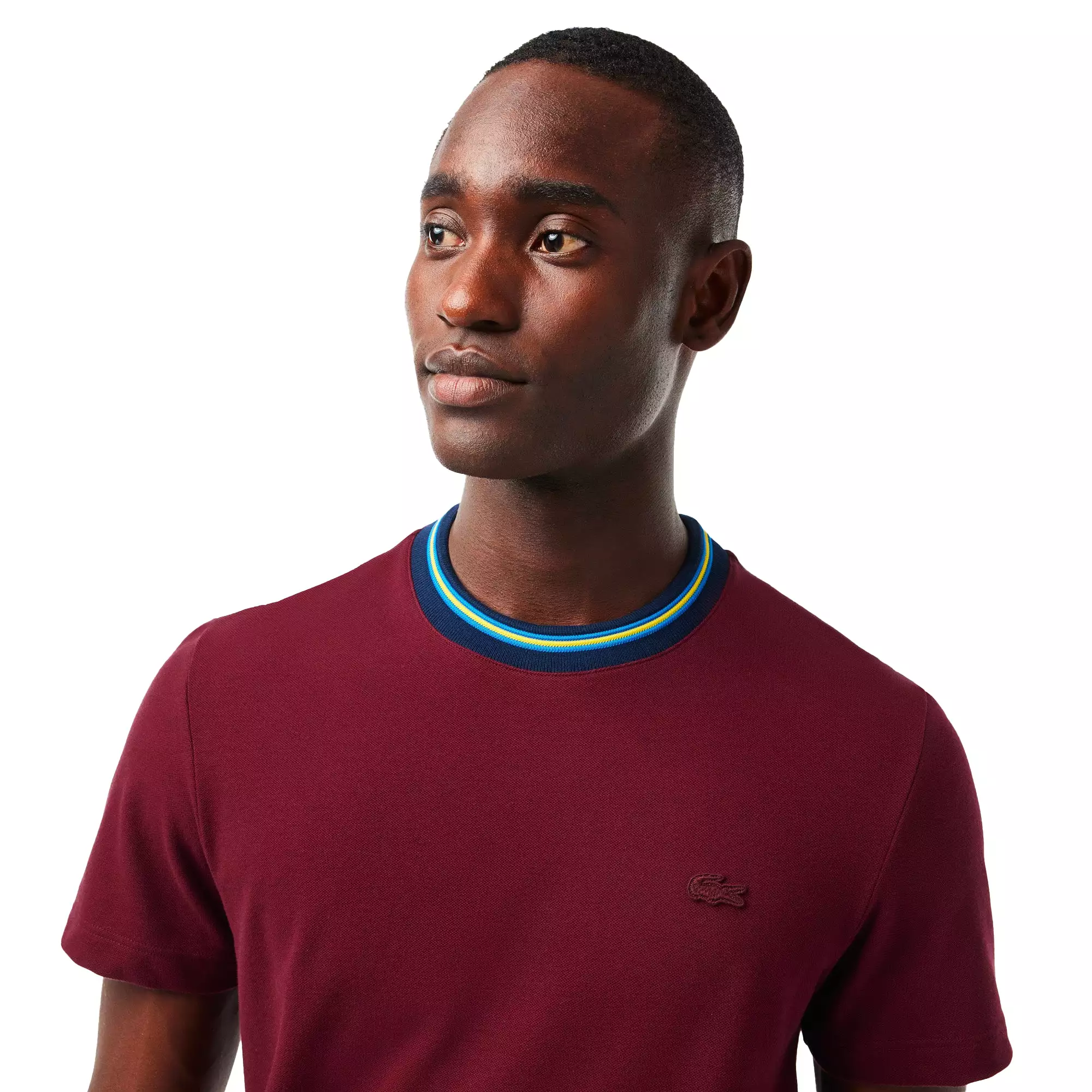 Lacoste Paris Stretch Pique T-Shirt TH1131 - Zinfandel