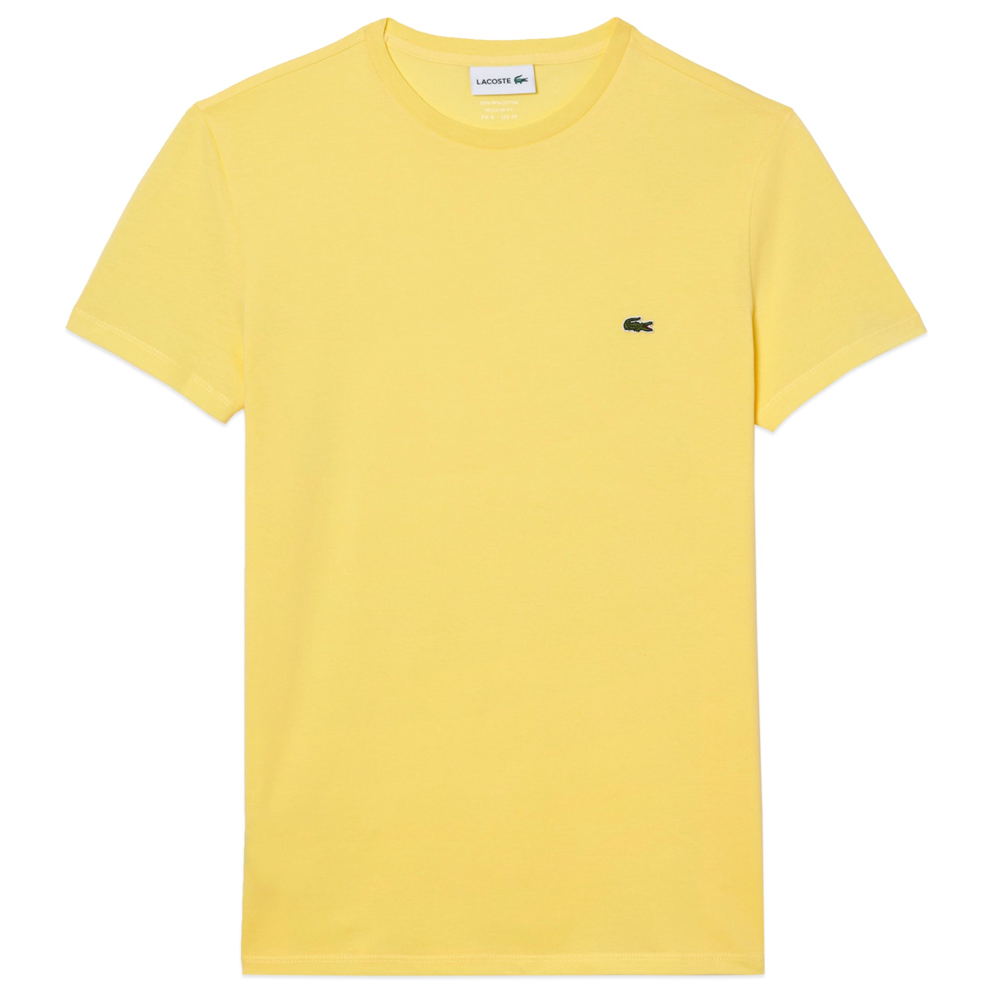 Lacoste Pima Cotton T-Shirt TH6709 - Yellow